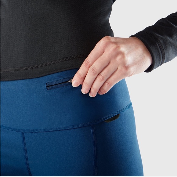 NEW Fjallraven Trekking Tights Camping Hiking Leggings Navy/ Black Size S - Picture 6 of 14